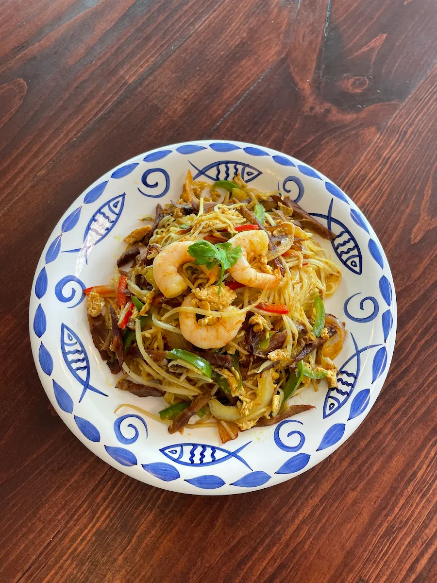 singapore stir-fried rice noodle 星洲炒河粉